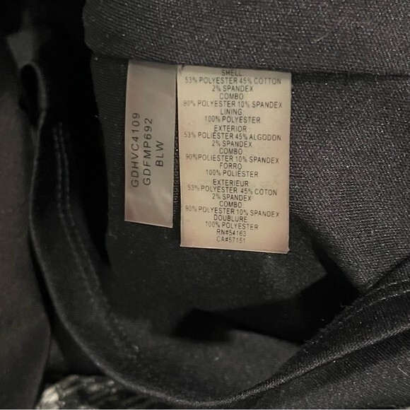 Guess Black & White MORI Leopard Print Long Sleeve Bodycon Dress Size 0 - Picture 6 of 8